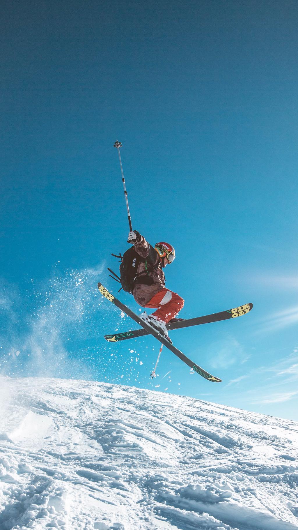 lancer le diaporama à partir de la photo de titre Skier